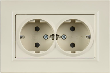 Изображение товара Розетка IEK Brite BR-R28-16-K10-F (бежевый)