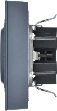 Изображение товара Розетка IEK Brite BR-R28-16-K35-F (маренго)
