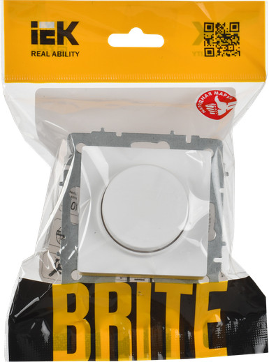 Изображение товара Диммер IEK Brite BR-D20-0600-K91 (арктический белый)