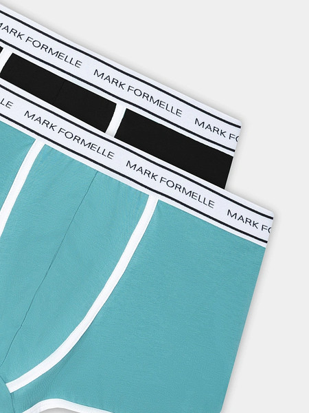Изображение товара Комплект мужских трусов Mark Formelle 411165-2 (р.86-96, персидский зеленый/черный)