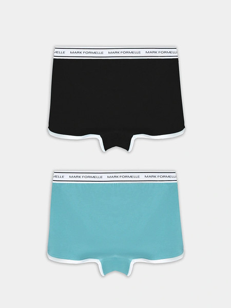 Изображение товара Комплект мужских трусов Mark Formelle 411165-2 (р.86-96, персидский зеленый/черный)