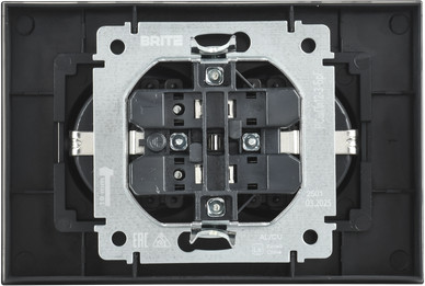 Изображение товара Розетка IEK Brite BR-R28-16-K53-F (графит)