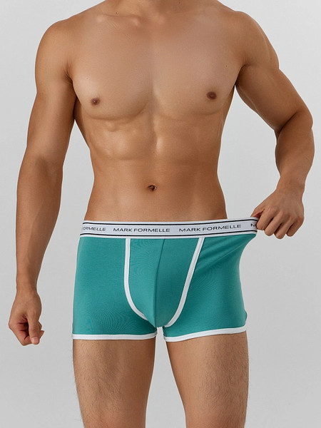 Изображение товара Комплект мужских трусов Mark Formelle 411165-2 (р.94-104, персидский зеленый/черный)