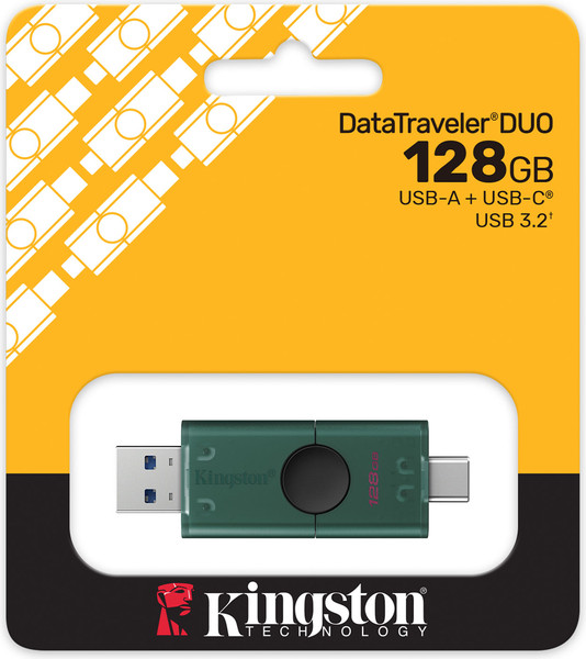 Изображение товара USB flash накопитель Kingston DataTravel Duo 128GB USB 3.2 / DTDEG2/128