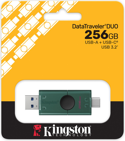 Изображение товара USB flash накопитель Kingston DataTravel Duo 256GB USB 3.2 / DTDEG2/256GB
