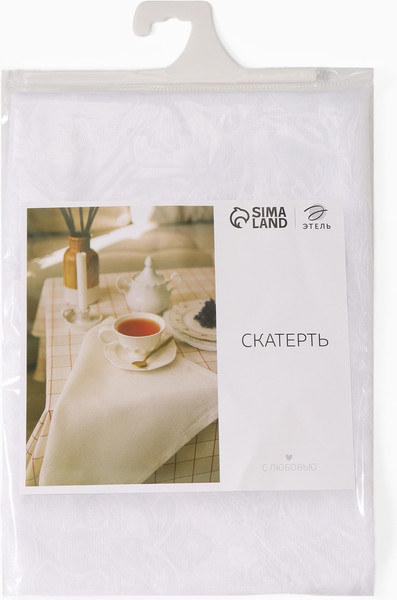 Изображение товара Скатерть Этель 10882973 (белый)