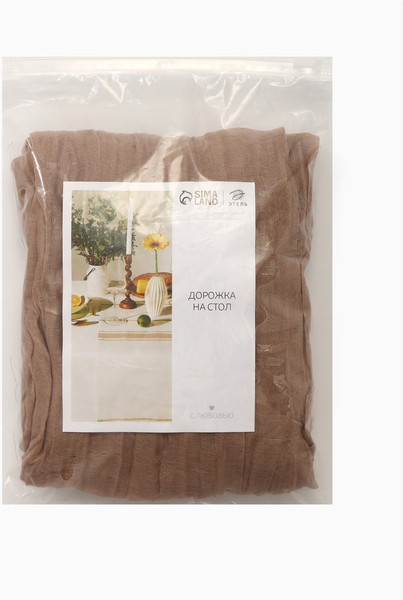 Изображение товара Дорожка на стол Этель Ethereality / 10875224 (бежевый)