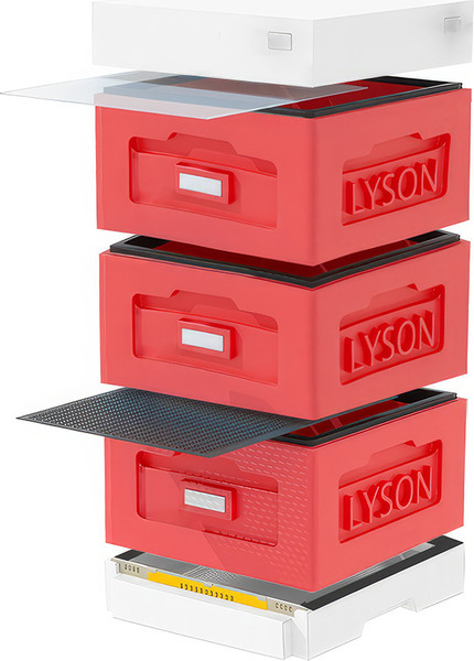 Изображение товара Улей Lyson Рута На 10 Рамок / WR3RDW (красный/неокрашенный)