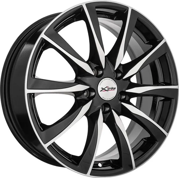 Литой диск X'trike X-120M Haval Jolion 17x7" 5x114.3мм DIA 66.6мм ET 37мм BK/FP — фото 3