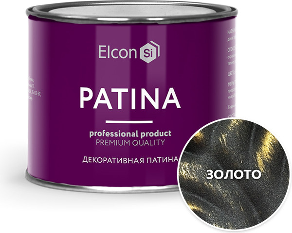 Изображение товара Краска Elcon Patina кузнечная (200г, золото)