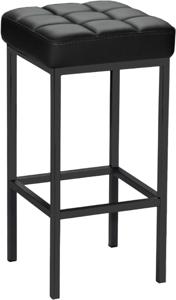 Изображение товара Табурет барный Древпром Камелот ДП3-15 исп.2 (черный матовый/темно-серый)