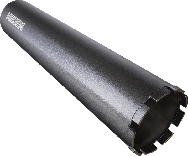 Изображение товара Коронка HEDEN Алмазная 112x450мм хвостовик 1 1/4″ UNC (9 сегментов)