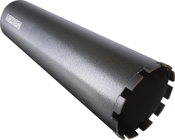 Изображение товара Коронка HEDEN Алмазная 132x450мм хвостовик 1 1/4″ UNC (11 сегментов)