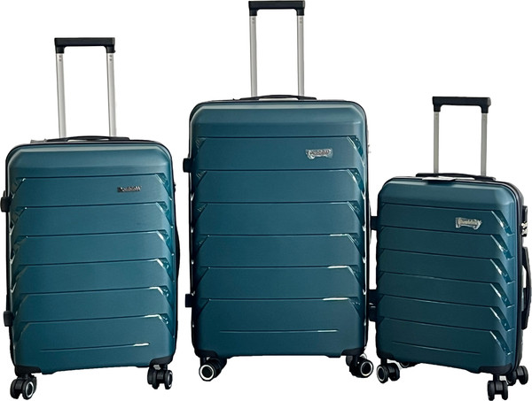 Изображение товара Чемодан на колесах DoubleW YF-PP02 с расширением (M, темно-зеленый)