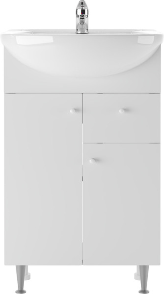 Изображение товара Тумба под умывальник Айсберг Уют 55 Промо с верхним ящиком В1