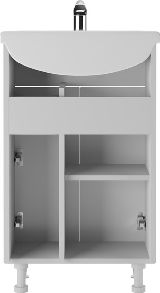 Изображение товара Тумба под умывальник Айсберг Уют 50 Промо с верхним ящиком В1