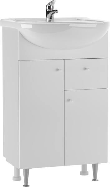 Изображение товара Тумба под умывальник Айсберг Уют 50 Промо с верхним ящиком В1