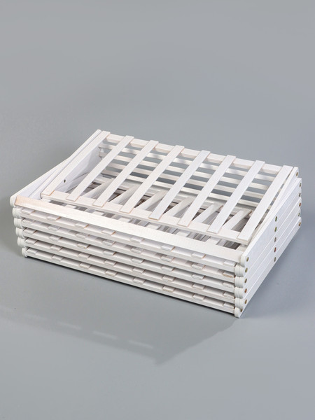 Изображение товара Стойка для цветов GREENGO 6 полок 50x25x110см напольный открытый (белый)