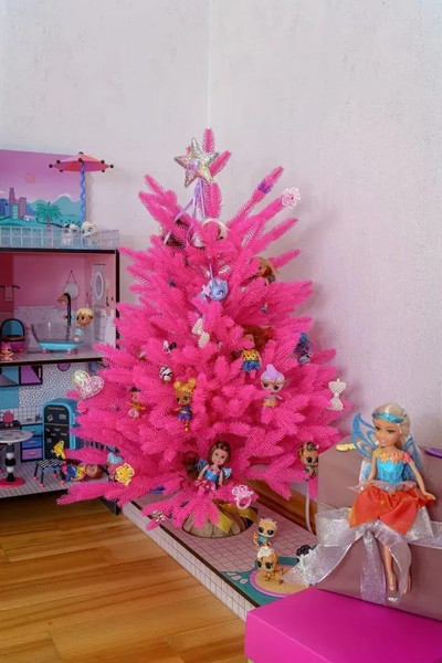 Изображение товара Ель искусственная Царь елка Сапфир / СФ/РЗ-80 (розовый)