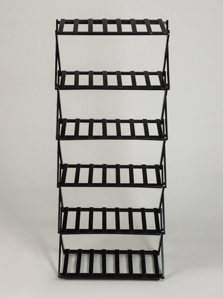 Изображение товара Стойка для цветов GREENGO 6 полок 50x25x110см напольный открытый (черный)