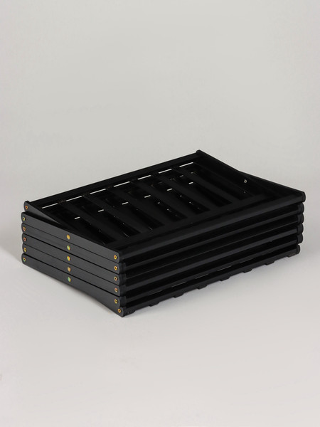 Изображение товара Стойка для цветов GREENGO 6 полок 50x25x110см напольный открытый (черный)