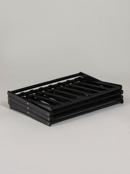 Изображение товара Стойка для цветов GREENGO 4 полки 50x25x68см напольный открытый (черный)