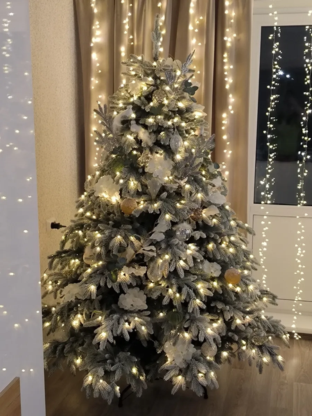 Изображение товара Ель искусственная Царь елка Раскидистая премиум заснеженная / РДП/ЗСНЖ-210