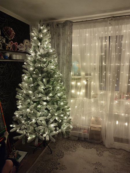 Изображение товара Ель искусственная Царь елка Алиса заснеженная / АЛС/ЗСН-220