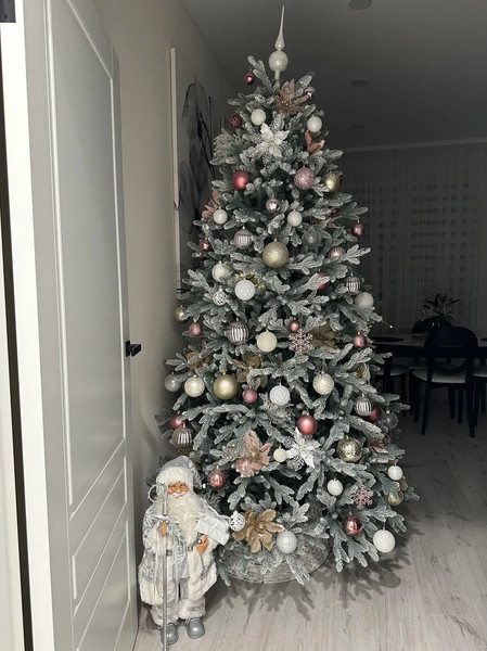 Изображение товара Ель искусственная Царь елка Фаворит / ФВР/ГЛ-ФЛ-225 (голубой флокированный)