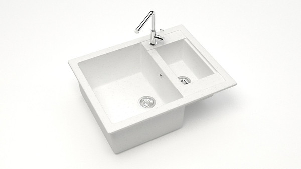 Изображение товара Мойка кухонная Marrbaxx 19/G31 / F019G031 (белый)