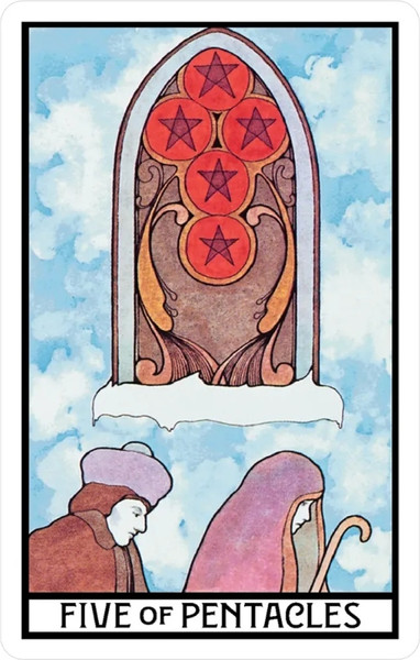 Изображение товара Гадальные карты U.S. Games Systems Aquarian Tarot Deck & Guidebook / AQS99