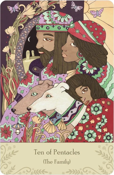 Изображение товара Гадальные карты U.S. Games Systems Universal Folk Tarot Cards / UNVF78