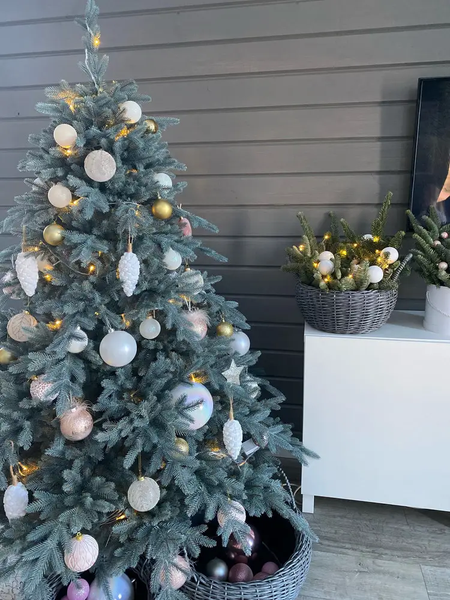 Изображение товара Ель искусственная Царь елка Раскидистая премиум / РДП/ГЛ-210 (голубой)