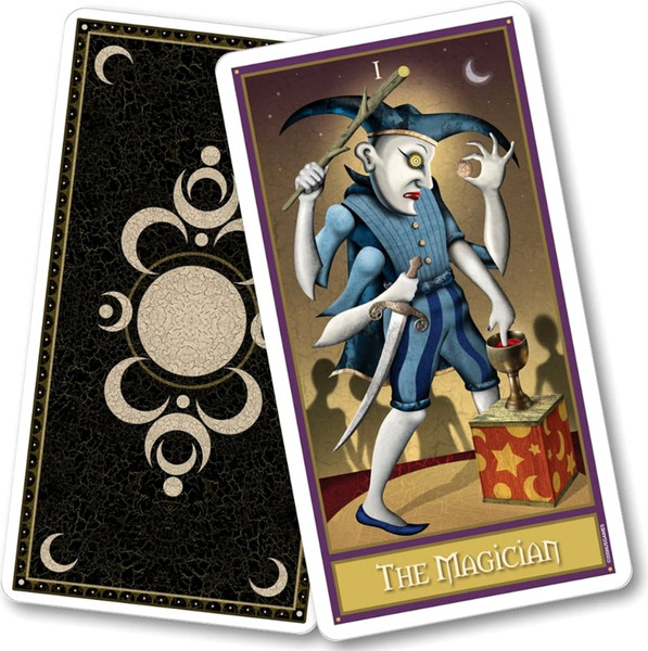 Изображение товара Гадальные карты U.S. Games Systems Deviant Moon Tarot Miniature Borderless / MDV78