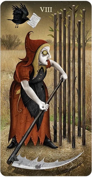 Изображение товара Гадальные карты U.S. Games Systems Deviant Moon Tarot Miniature Borderless / MDV78