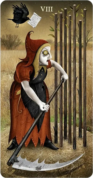 Изображение товара Гадальные карты U.S. Games Systems Deviant Moon Tarot Miniature Borderless / MDV78