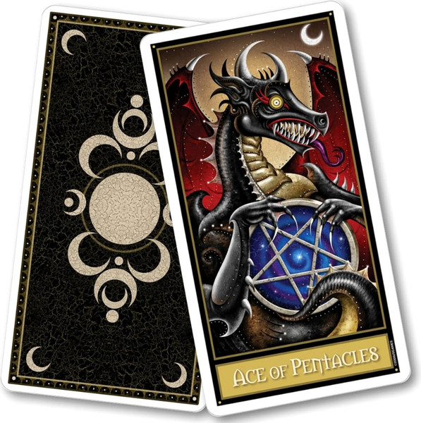 Изображение товара Гадальные карты U.S. Games Systems Deviant Moon Tarot Miniature Borderless / MDV78