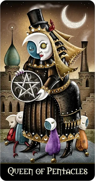 Изображение товара Гадальные карты U.S. Games Systems Deviant Moon Tarot Miniature Borderless / MDV78