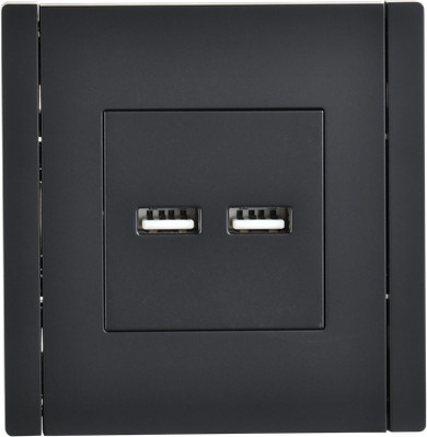 Изображение товара Розетка IEK Forte&Piano FP-U21-D31-K02 (черный)