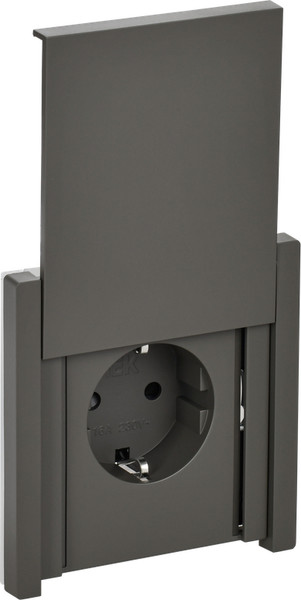 Изображение товара Розетка IEK Forte&Piano FP-R16-16-44-K03 (серый)