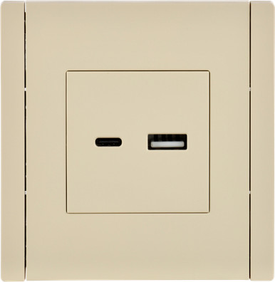 Изображение товара Розетка IEK Forte&Piano FP-U22-D31-K10 (ваниль)