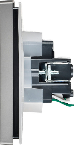 Изображение товара Розетка IEK Forte&Piano FP-R16-16-1-44-K46 (стальной)