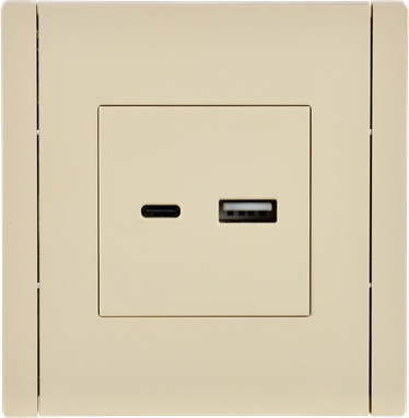 Изображение товара Розетка IEK Forte&Piano FP-U22-018-K10 (ваниль)