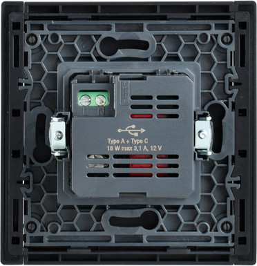 Изображение товара Розетка IEK Forte&Piano FP-U22-018-K46 (стальной)