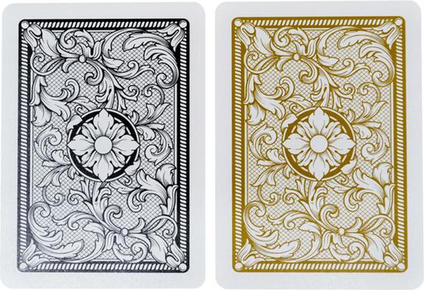 Изображение товара Игральные карты Copag 1546 Plastic Bridge Size Jumbo Double-Deck Set / 142-5 (черный/золото)