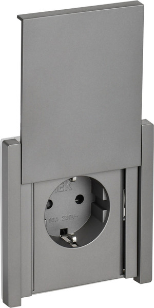 Изображение товара Розетка IEK Forte&Piano FP-R16-16-44-K46 (стальной)