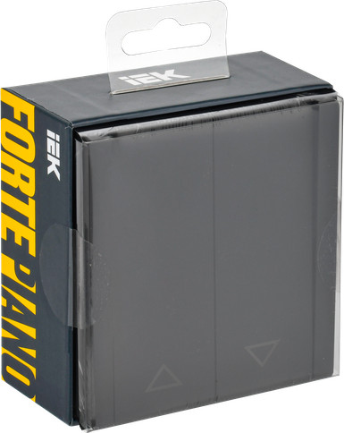 Изображение товара Выключатель IEK Forte&Piano FP-V15-0-10-1-K02 (черный)