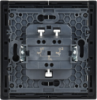 Изображение товара Выключатель IEK Forte&Piano FP-V15-0-10-1-K02 (черный)