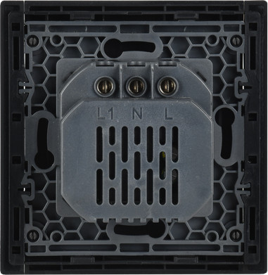 Изображение товара Выключатель IEK Forte&Piano FP-V11-0-10-1-K02 (черный)