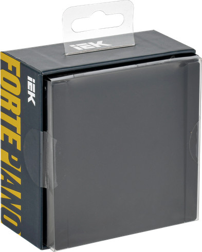 Изображение товара Выключатель IEK Forte&Piano FP-V14-0-10-1-K02 (черный)